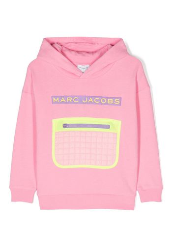 Marc Jacobs Kids Hoodie mit Logo-Stickerei - Rosa