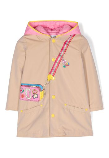 Marc Jacobs Kids Trenchcoat mit Snapshot-Print - Nude