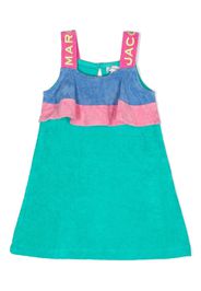 Marc Jacobs Kids embroidered-logo strap dress - Grün