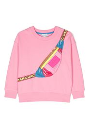 Marc Jacobs Kids Sweatshirt mit Applikation - Rosa