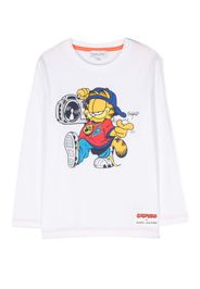 Marc Jacobs Kids x Garfield graphic-print cotton T-shirt - Weiß