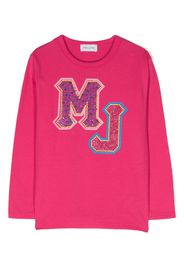 Marc Jacobs Kids T-Shirt mit Monogramm-Print - Rosa