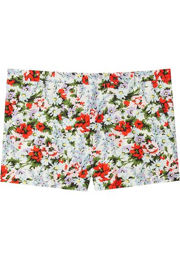 Marc Jacobs Shorts mit Blumen-Print - Blau