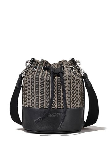 Marc Jacobs The Monogram Jacquard bucket bag - Schwarz