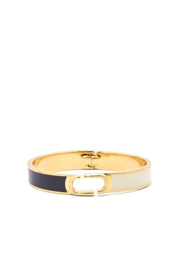 Marc Jacobs Hinge colour-block bangle - Gold