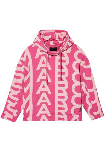 Marc Jacobs monogram-print oversized hoodie - Rosa