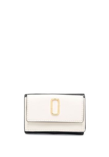 Marc Jacobs two-tone glossy wallet - Weiß