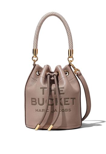 Marc Jacobs THE LEATHER BUCKET BAG - Grau