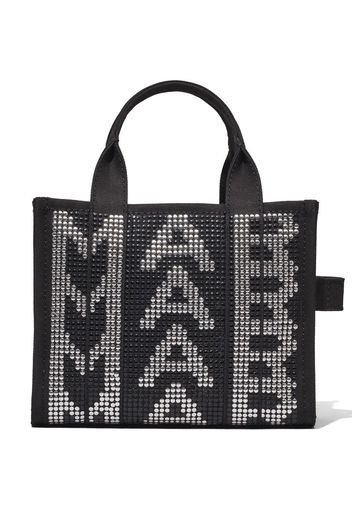 Marc Jacobs The Studded Monogram mini cotton tote bag - Schwarz