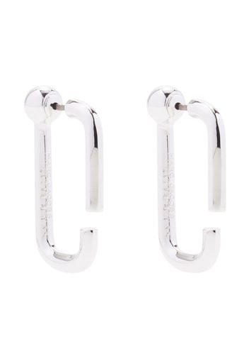 Marc Jacobs chunky hoop earrings - Silber