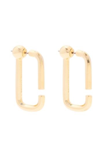 Marc Jacobs chunky flat hoop earrings - Gold