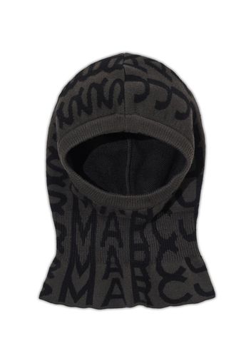 Marc Jacobs monogram-pattern balaclava - Schwarz