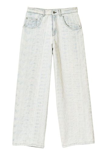 Marc Jacobs Jeans mit Monogrammmuster - Grau