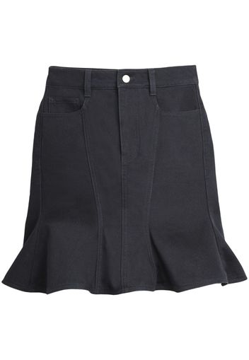 Marc Jacobs high-waisted fluted cotton skirt - Schwarz