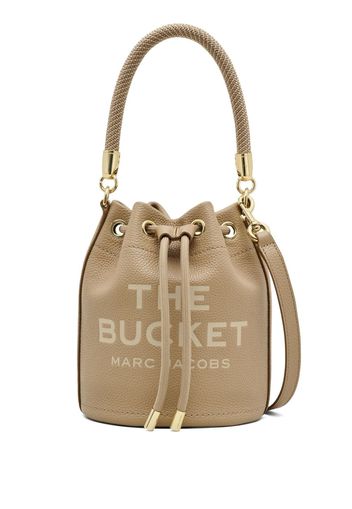 Marc Jacobs The Bucket leather bag - Braun