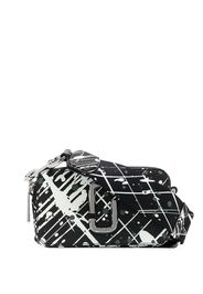 Marc Jacobs Snapshot paint splatter crossbody bag - Schwarz