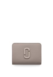 Marc Jacobs The Covered J Marc Mini compact wallet - Grau