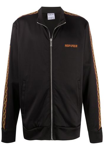 Marcelo Burlon County of Milan Sportjacke mit Ethno-Streifen - 1020 BLACK ORANGE