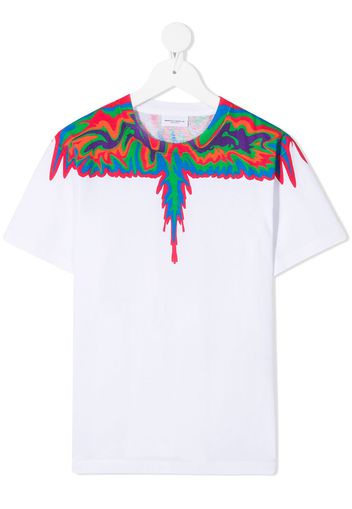 Marcelo Burlon County Of Milan Kids T-Shirt mit Flügel-Print - Weiß