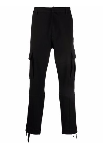 Marcelo Burlon County of Milan CROSS CARGO SWEATPANTS BLACK WHITE - Schwarz