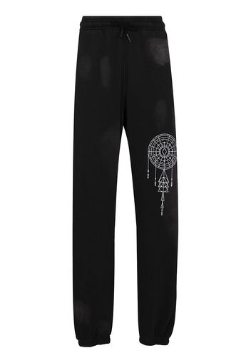 Marcelo Burlon County of Milan Jogginghose mit Dreamcatcher-Print - Schwarz