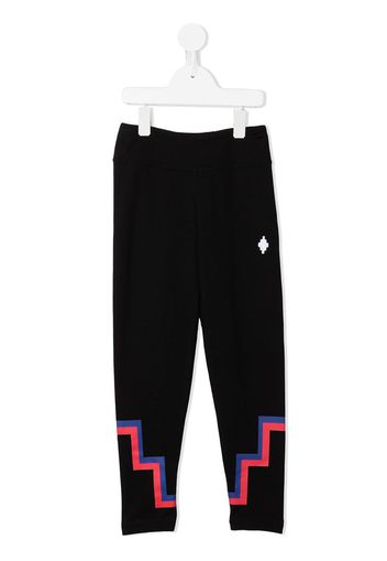 Marcelo Burlon County Of Milan Kids Leggings mit Kreuz - Schwarz