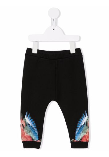 Marcelo Burlon County Of Milan Kids NB1_MULTICOL WINGS SWEATPANT BLACK MULTI - Schwarz