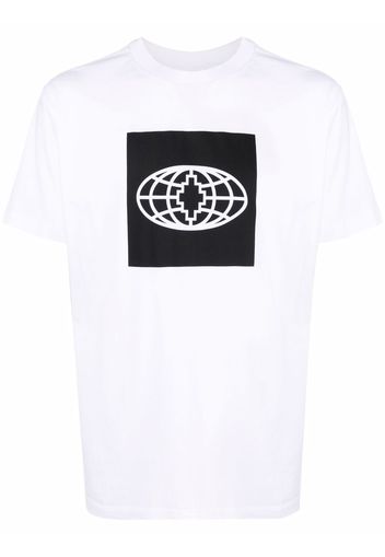 Marcelo Burlon County of Milan globe print T-shirt - Weiß