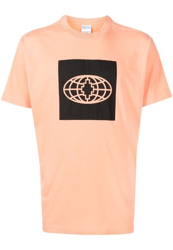 Marcelo Burlon County of Milan logo-print T-shirt - Orange