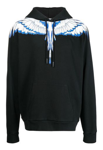 Marcelo Burlon County of Milan Wings-print hoodie - Schwarz