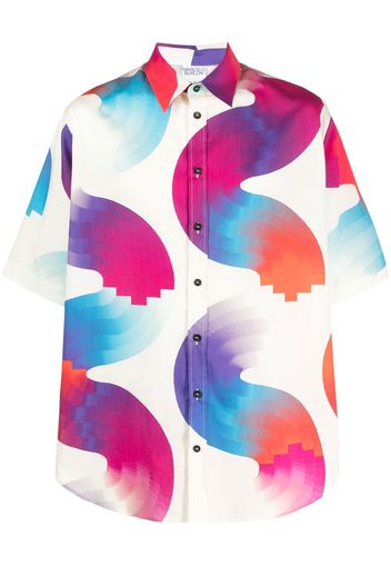 Marcelo Burlon County of Milan graphic-print shirt - Nude