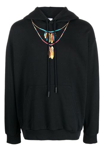 Marcelo Burlon County of Milan graphic-print pullover hoodie - Schwarz