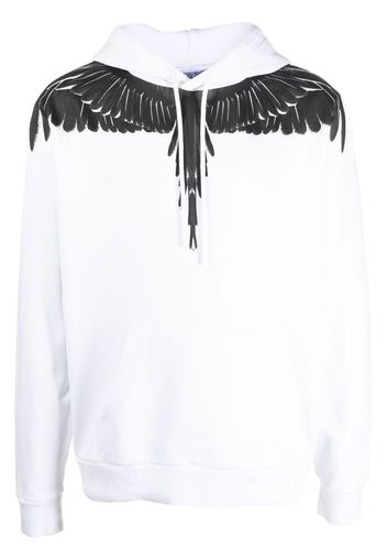 Marcelo Burlon County of Milan logo-print pullover hoodie - Weiß