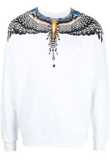 Marcelo Burlon County of Milan Grizzly Wings-print sweatshirt - Weiß