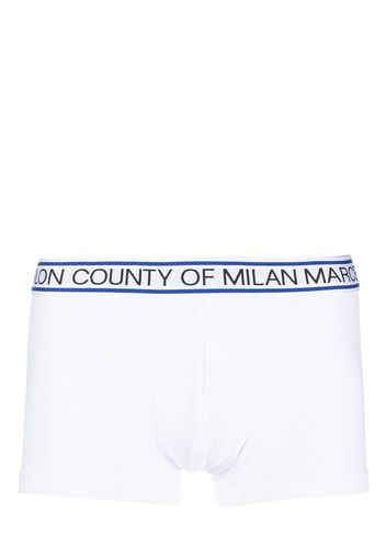 Marcelo Burlon County of Milan logo waistband boxer briefs - Weiß