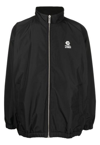 Marcelo Burlon County of Milan Sportjacke mit Logo-Patch - Schwarz