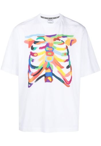 Marcelo Burlon County of Milan Rib Cage cotton T-shirt - Weiß