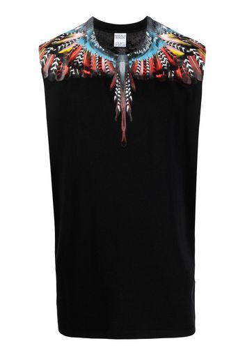 Marcelo Burlon County of Milan Grizzly Wings sleeveless T-shirt - Schwarz