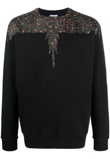 Marcelo Burlon County of Milan Animalier Wings printed sweatshirt - Schwarz