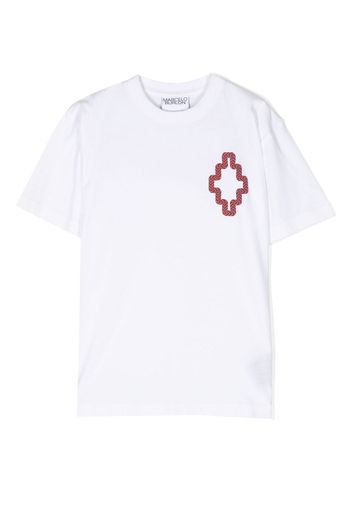 Marcelo Burlon County Of Milan Kids logo-print T-shirt - Weiß