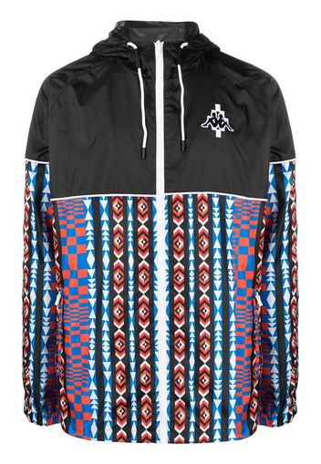 Marcelo Burlon County of Milan x Kappa geometric-print track jacket - Schwarz