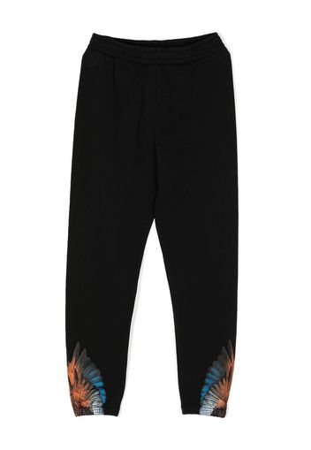 Marcelo Burlon County of Milan Wings-print track pants - Schwarz