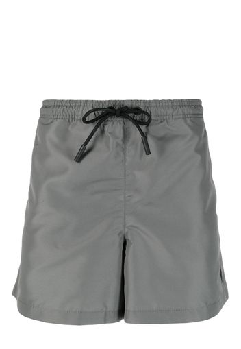 Marcelo Burlon County of Milan Cross-embroidered swim shorts - Grün