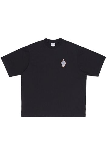 Marcelo Burlon County of Milan T-Shirt mit Optical Cross - Schwarz