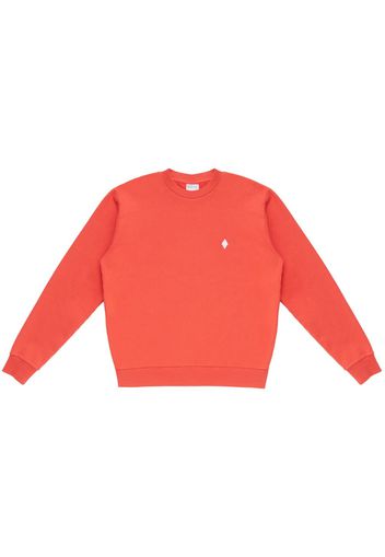 Marcelo Burlon County of Milan Sweatshirt mit Kreuz - Orange