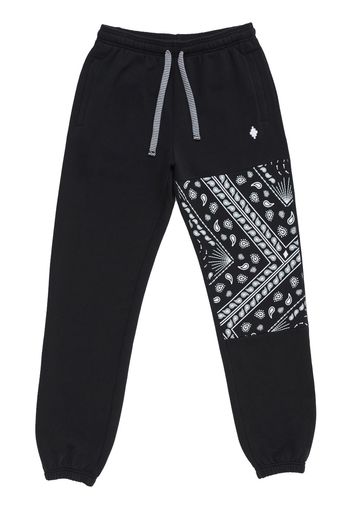 Marcelo Burlon County of Milan Jogginghose mit Bandana-Einsätzen - Schwarz