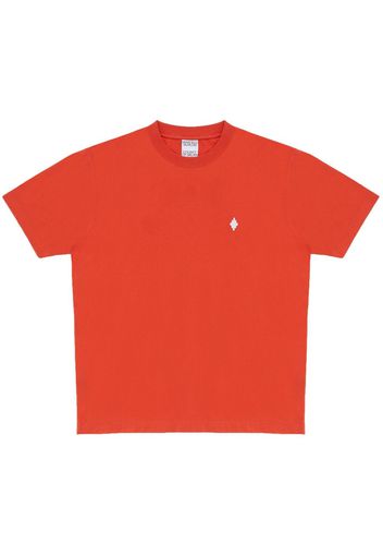 Marcelo Burlon County of Milan T-Shirt mit Kreuz - Orange