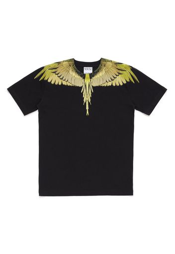 Marcelo Burlon County Of Milan Kids T-Shirt mit Flügel-Print - Schwarz