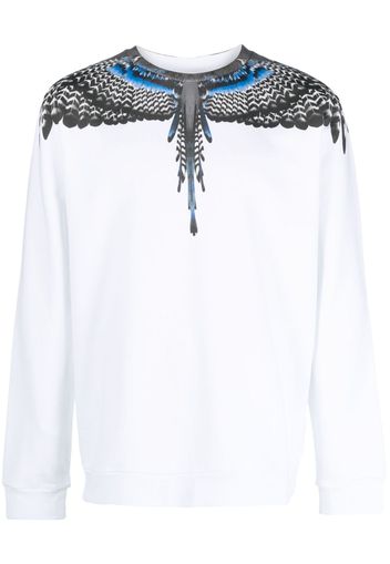 Marcelo Burlon County of Milan Grizzly Wings organic cotton sweatshirt - Weiß