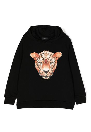 Marcelo Burlon County Of Milan Kids Sweatshirt mit Leoparden-Print - Schwarz